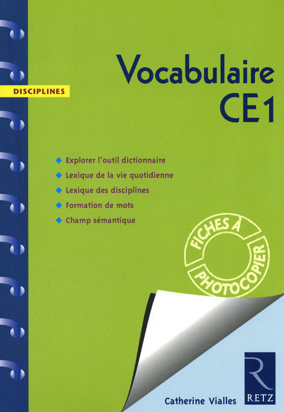 Kniha VOCABULAIRE CE1 Catherine Vialles