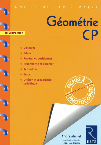 Knjiga Géométrie CP Programmes 2008 Michel André