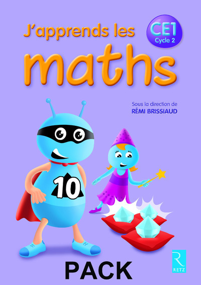 Knjiga PACK DE 10 J'APPRENDS LES MATHS CE1 2014 Rémi Brissiaud