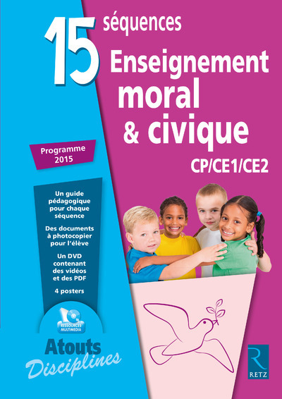 Kniha 15 séquences Enseignement moral et civique CP/CE1/CE2 + CD Elsa Bouteville