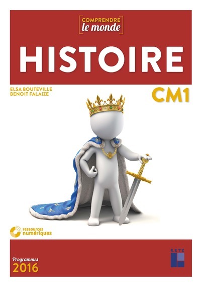 Digital Histoire CM1 Livre + DVD-Rom Elsa Bouteville