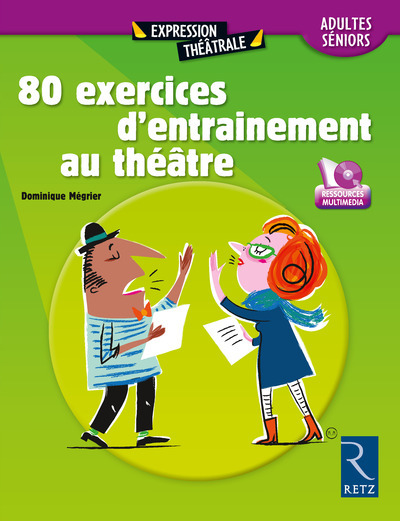 Buch 80 exercices d'entraînement au théâtre pour adultes et seniors + DVD Dominique Mégrier