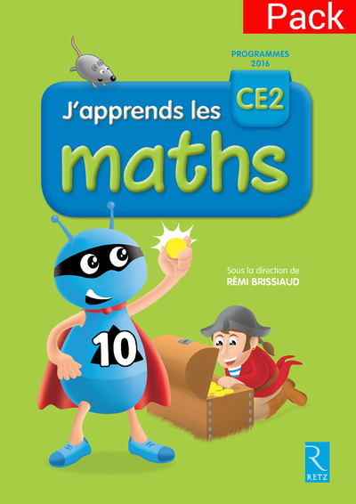 Kniha Pack de 10 fichiers J'apprends les maths CE2 Rémi Brissiaud