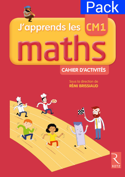 Książka Pack de 6 cahiers d'activités J'apprends les mathsCM1 Rémi Brissiaud