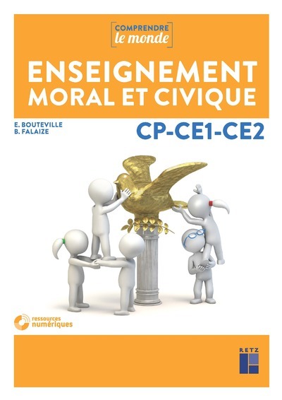 Kniha Enseignement moral et civique cycle 2 (CP-CE1-CE2) + CD Elsa Bouteville