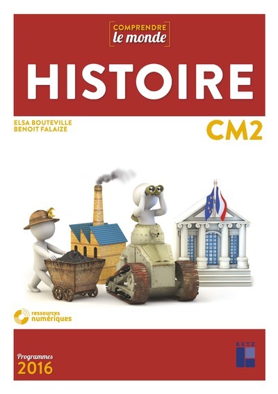 Digital Histoire CM2 Livre + DVD-Rom Elsa Bouteville