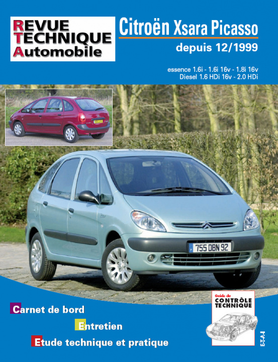 Kniha Citroën Xsara Picasso - depuis 12-1999 ETAI