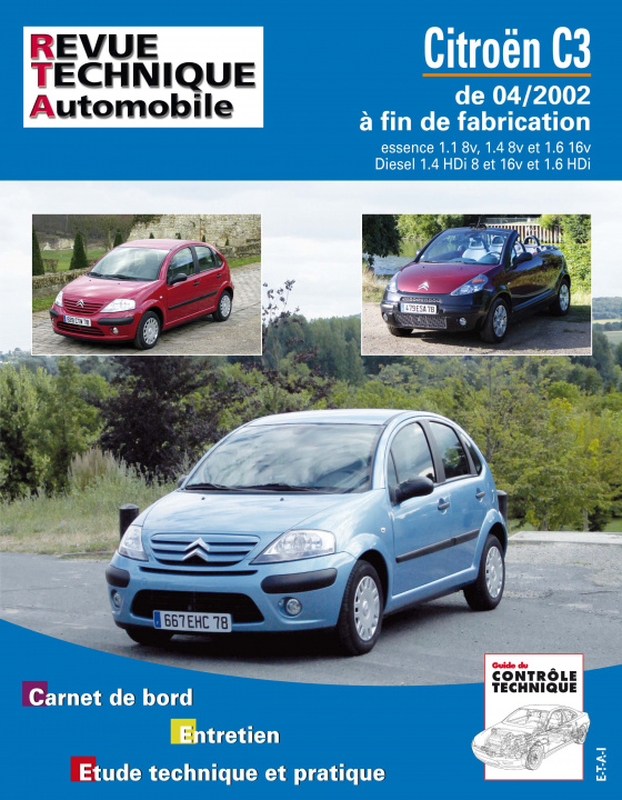 Carte Citroën C3 - de 04-2002 à fin de fabrication ETAI