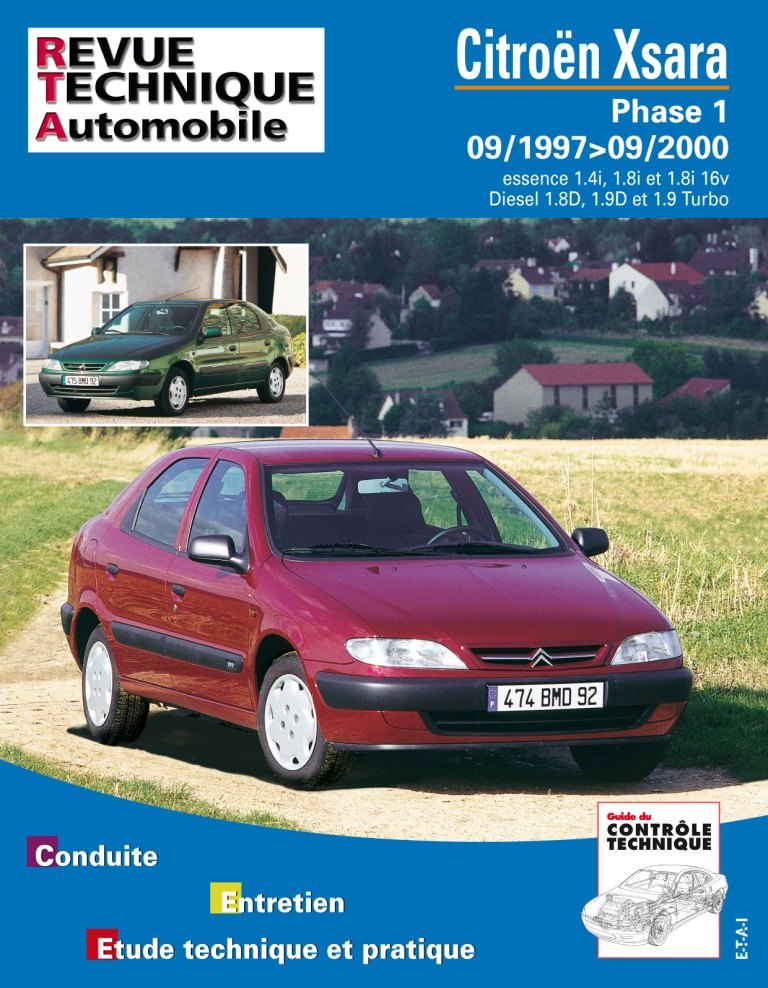 Книга Citroën Xsara - phase 1, 09-1997, 09-2000 ETAI