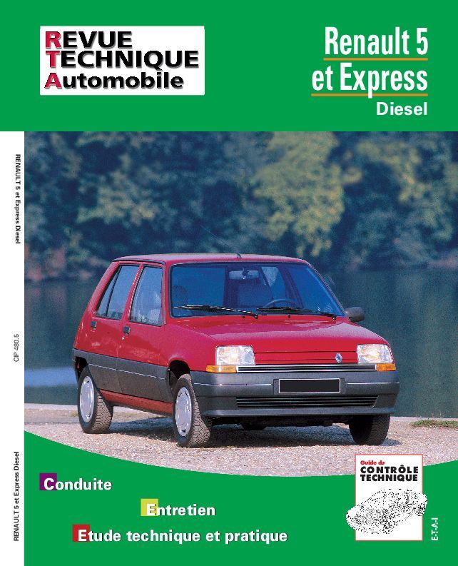 Carte Renault 5 et Express - diesel ETAI