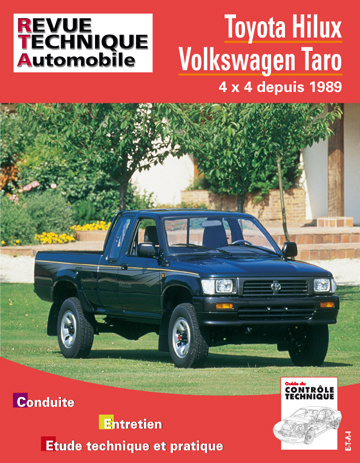 Kniha Toyota Hilux, Volkswagen Taro - tous modèles 4 x 4 depuis 1989 ETAI