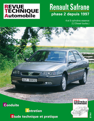 Книга Renault Safrane - phase 2 depuis mod. 97 ETAI