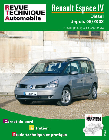 Carte Renault Espace IV - diesel depuis 09-2002 ETAI