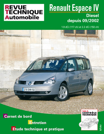 Książka Renault Espace IV - diesel depuis 09-2002 ETAI