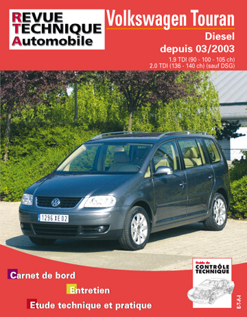 Книга Volkswagen Touran - diesel, depuis 03-2003 ETAI