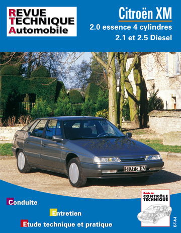 Book Citroën XM - 2.0 essence 4 cylindres ETAI