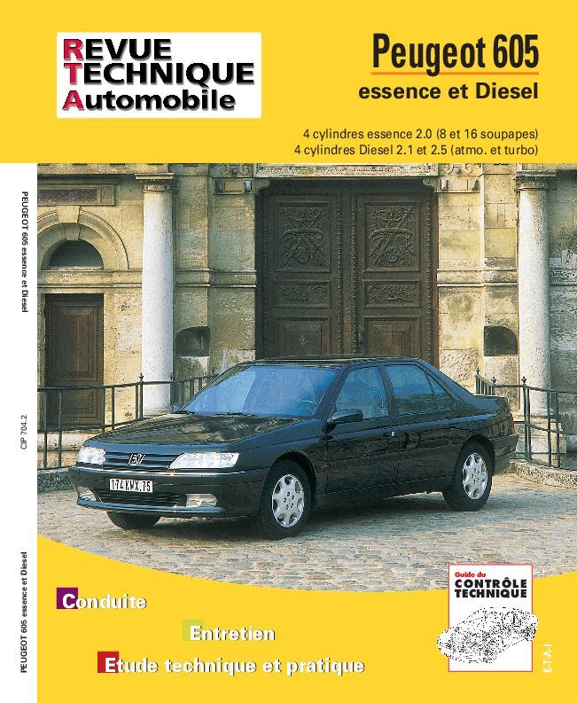Kniha Peugeot  605 - essence et diesel ETAI