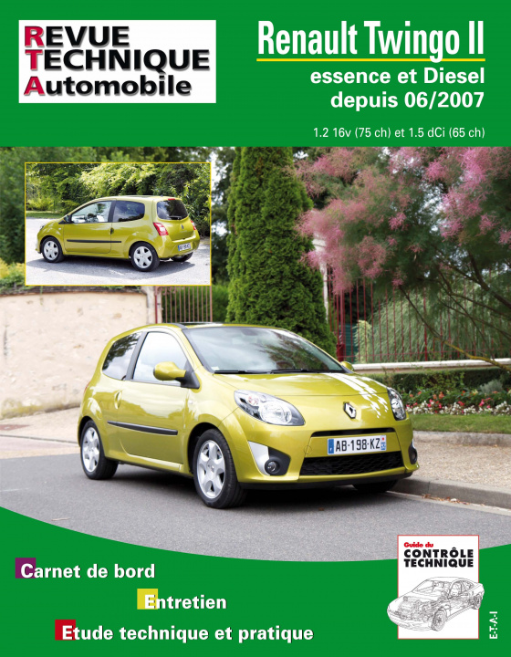 Carte Renault Twingo II - essence et diesel, depuis 06-2007 ETAI