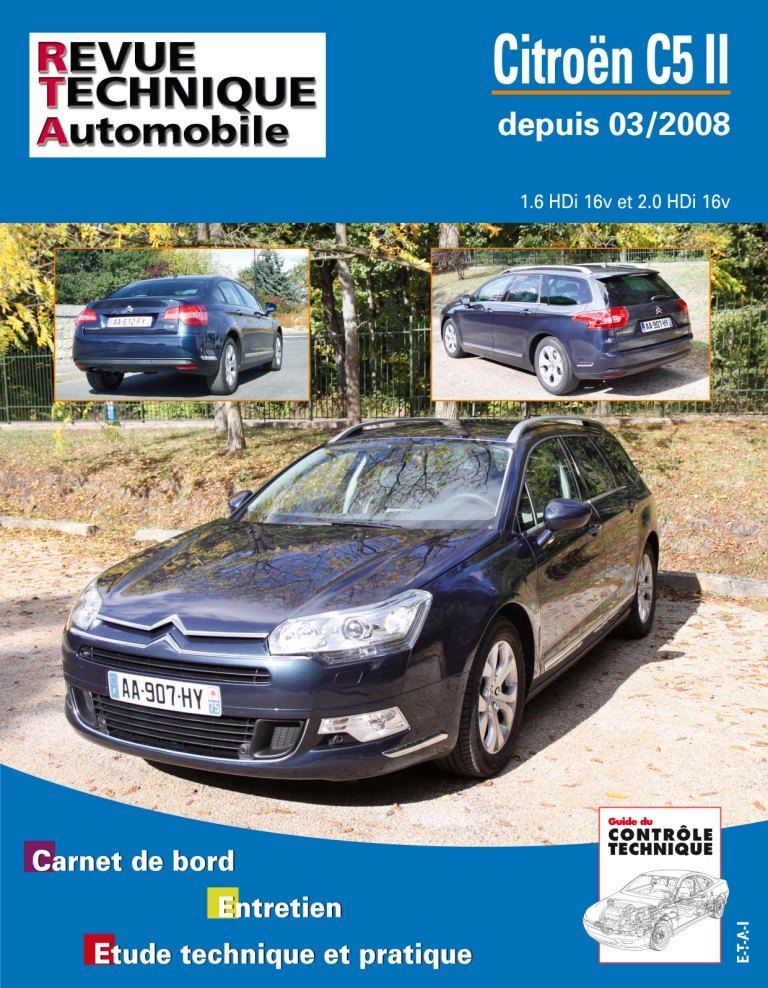 Kniha Citroën C5 II - depuis 03-2008 ETAI