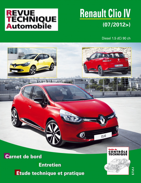 Książka Renault Clio IV - 07-2012> ETAI