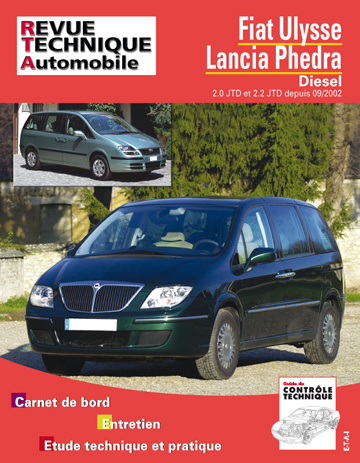 Kniha Fiat Ulysse, Lancia Phedra - diesel ETAI