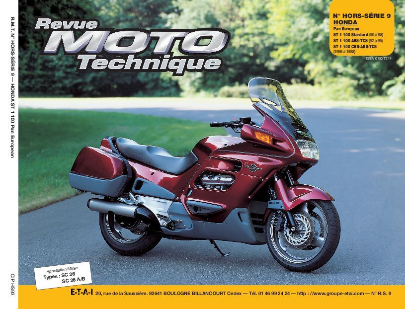 Carte RMT HS 9.3 HONDA ST 1100 PAN EUROPEAN ETAI