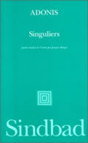 Book Singuliers Adonis