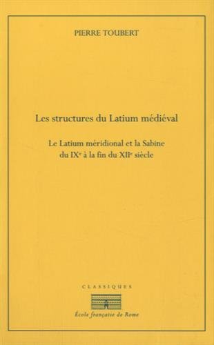 Buch STRUCTURES DU LATIUM MEDIEVAL TOUBERT PIERRE