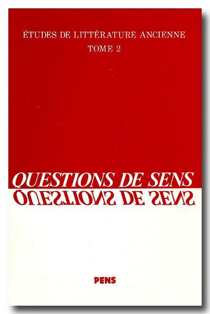 Book Questions de Sens 