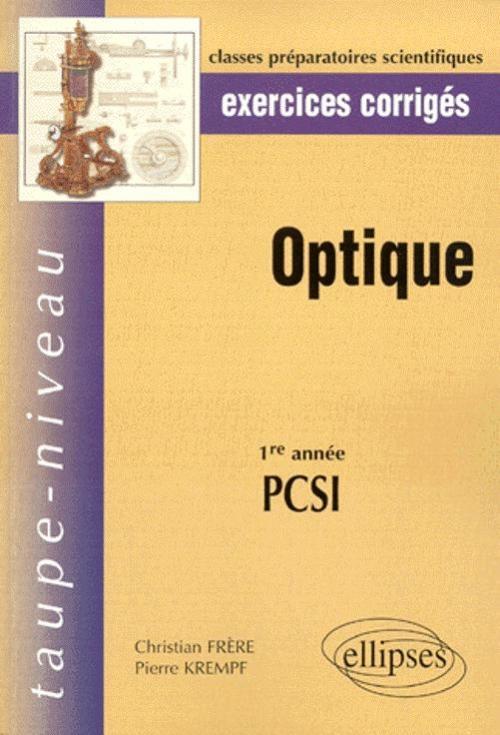 Livro Optique PCSI - Exercices corrigés Frère