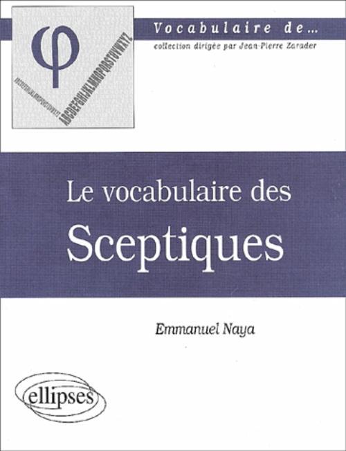 Knjiga vocabulaire des sceptiques (Le) Naya