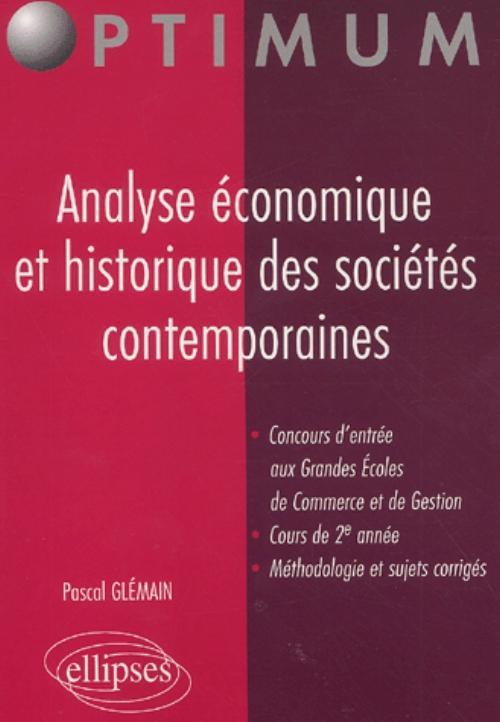 Kniha Analyse économique et historique des sociétés contemporaines Glémain