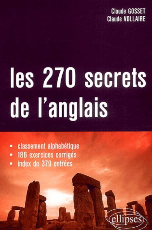 Kniha Les 270 secrets de l'anglais Gosset