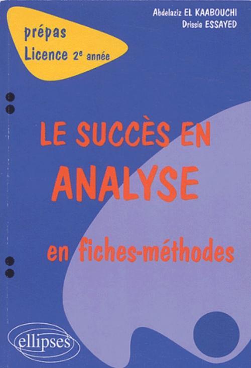 Kniha succès en analyse en fiches-méthodes (Le) - 2e année El