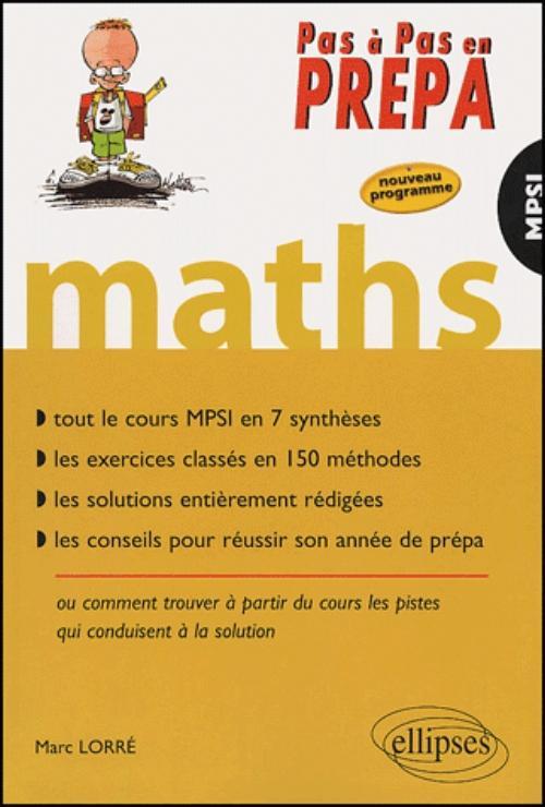 Knjiga Mathématiques MPSI Lorré