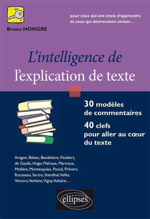 Knjiga L'intelligence de l'explication de texte Hongre