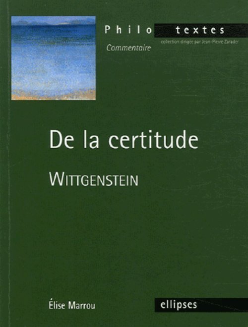 Knjiga Wittgenstein, De la certitude Marrou