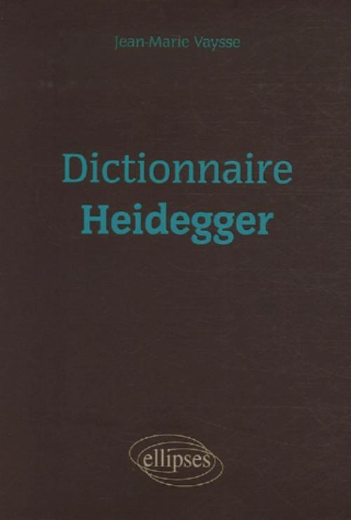 Livro Dictionnaire Heidegger Vaysse