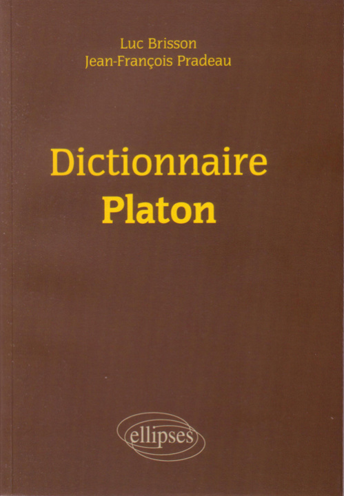 Kniha Dictionnaire Platon Pradeau