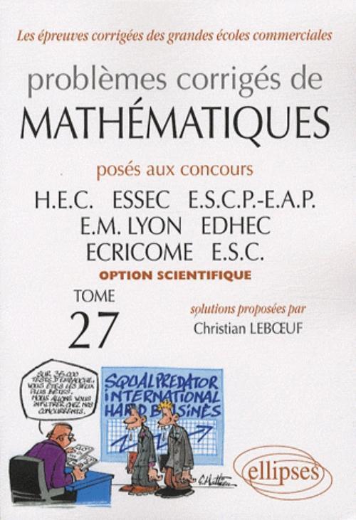 Kniha Mathématiques HEC 2006-2007 - Tome 27 (option scientifique) Leboeuf