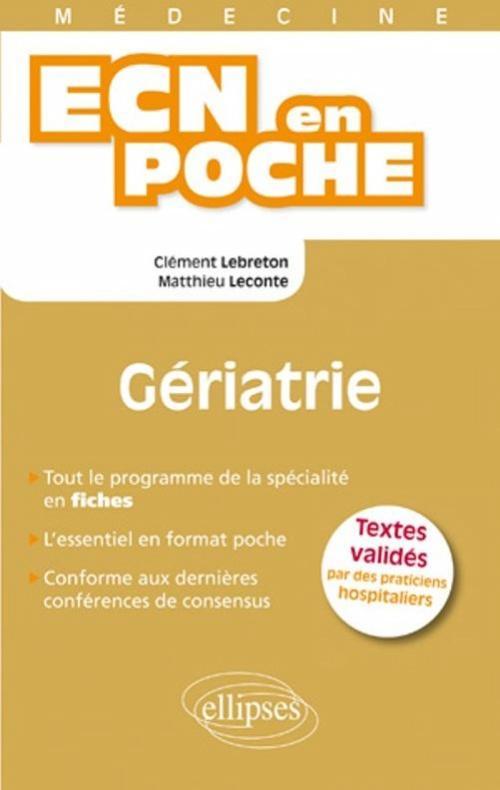 Boek Gériatrie Lebreton