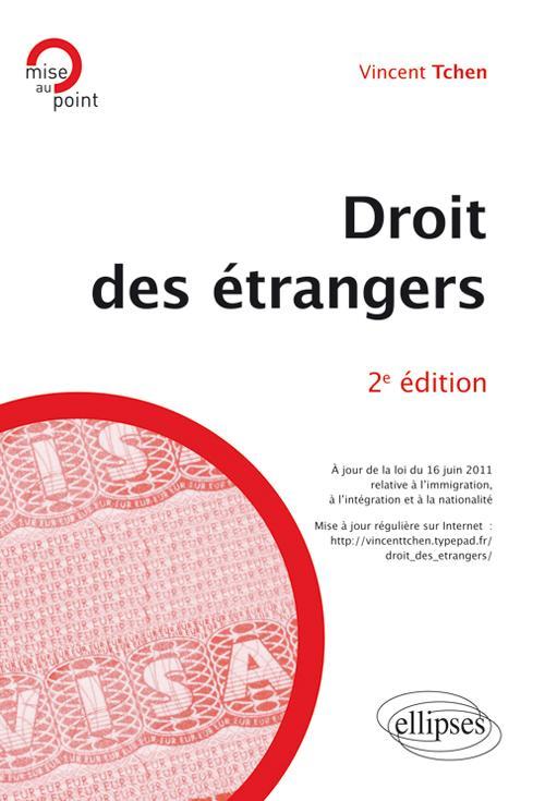 Książka Droit des étrangers - 2e édition Tchen