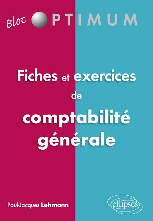 Kniha Fiches et exercices de comptabilité générale Lehmann