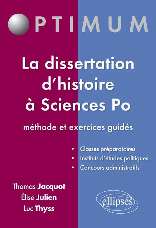 Kniha La dissertation d’histoire à Sciences po : méthode et exercices Julien