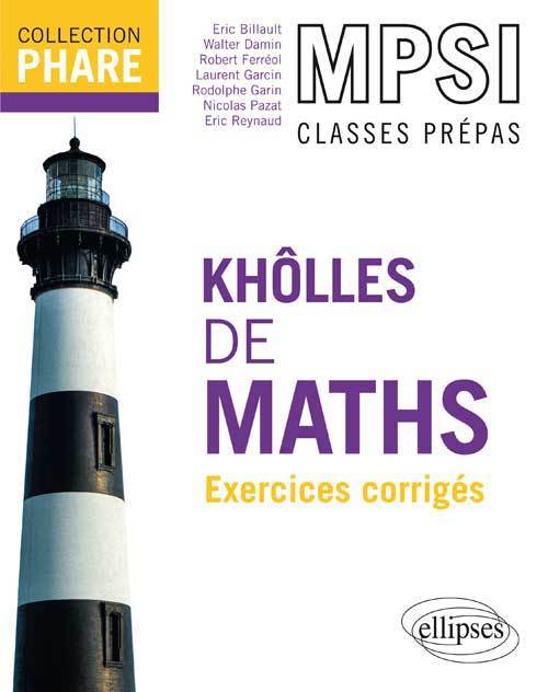 Kniha Khôlles de maths MPSI - Exercices corrigés Leboeuf