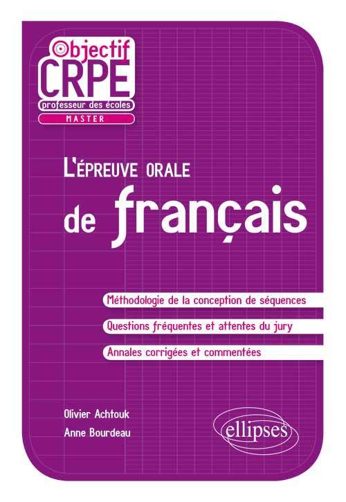 Kniha L'épreuve orale de français Achtouk
