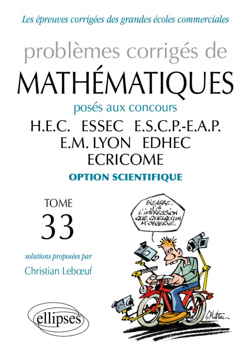 Kniha Mathématiques HEC 2012-2013 - Tome 33 (option scientifique) Leboeuf