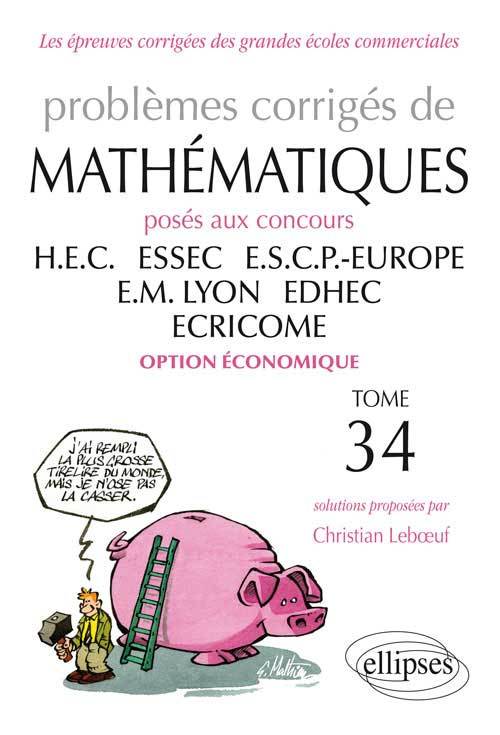Kniha Mathématiques HEC - 2012-2013 - Tome 34 (option économique) Leboeuf