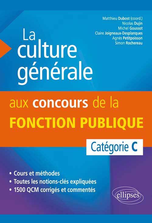 Kniha La culture générale aux concours de la fonction publique de catégorie C Dubost