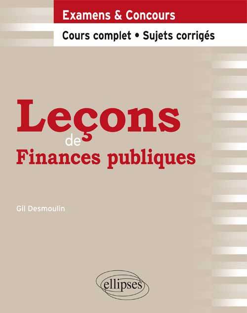 Knjiga Leçons de Finances publiques Desmoulin